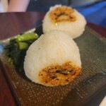 Okinawa cuisine Kachaashii Ikebukuro Ten - 油みそ焼きおにぎり
