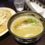 游喜庵 - 鶏塩のつけ汁