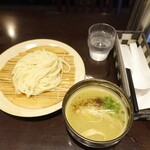 游喜庵 - 鶏塩つけうどん（1280円）