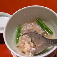 蕎麦割烹 橙 - 餡はかつお出汁