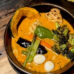 ラマイ - スープカレー ブヒッ、ブロッコリー アゲアゲ、ココナッツミルクオイル(強)