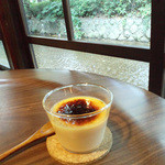 喫茶 上ル - プリン(パリパリキャラメリゼ)400円