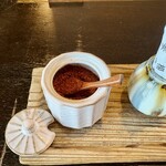 中国山地蕎麦工房 ふなつ - 味変グッズ