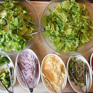 平日ランチ限定！種類豊富なサラダバー！