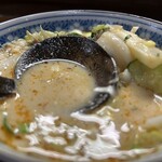 あそび - ラー油を加え、さらに美味しさUP!