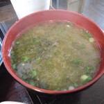 居酒屋 姫咲丸 - アオサの味噌汁