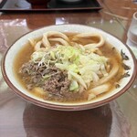 手打ち 山もとうどん - 肉うどん