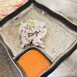 肉匠 わたる - 生センマイの造り