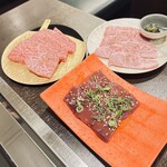 肉匠 わたる - クリ、超新鮮レバー、カルビ