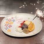 いぶき野 びーふ亭 - バースデープレート✨