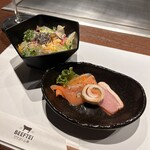 いぶき野 びーふ亭 - 前菜とサラダ