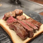 いぶき野 びーふ亭 - 焼き加減 ミディアムレア