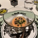 309498252 - 本日のアミューズ　カツオのガスパチョ