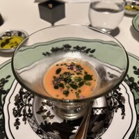 ラ ベデュータ - 本日のアミューズ　カツオのガスパチョ