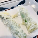 手打うどん すみた - オクラ天　