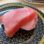 はま寿司 - 重ね本鮪中とろ握り