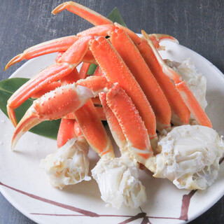 ズワイガニ食べ放題コース9,680円◆カニ本来の旨味を満喫