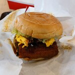 ロッテリア - 料理写真:うな丼バーガー（585kcal）