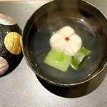 蓬左茶寮 - 椀 蛤真丈 翡翠冬瓜 蓬麩