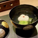 蓬左茶寮 - 椀 蛤真丈 翡翠冬瓜 蓬麩