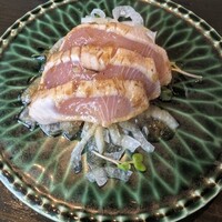 ダイナミックキッチン＆バー 燦 大阪店 - 鶏たたき