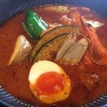 Lavi - チキンスープカレー海老スープ♪