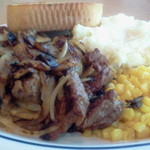 IHOP - 肉と玉ねぎ炒めのプレート