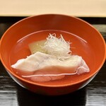 道人 - アコウと冬瓜のお椀　