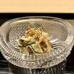 道人 - 胡瓜　どんこ椎茸　クラゲ　鶏　胡麻酢和え　