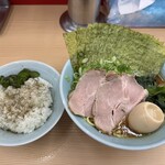 武蔵家 成増店 - ミニ装備(並)+ネギ+のり、ライス中