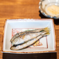 日本料理FUJI - 豆鯵の唐揚げ 鯖の白子のお塩