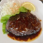 美食や やま信 - 単品ハンバーグ1,200円
