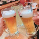 小料理おかげさん - カンパーイ♩