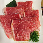 焼肉問屋　くに家 - 薄切りカルビ