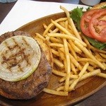 クアアイナ - ハンバーガーのランチセット