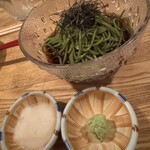 季節料理かたやま - 茶そば