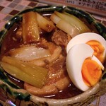 ポジティブ居酒屋 思いやり - ネギ豚角煮 680円(税別)