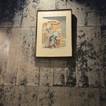 日本ばし やぶ久 - 座席壁