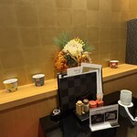 日本ばし やぶ久 - 座席周り