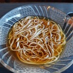 蕎麦 美酒 健肴 佳蕎庵 - 佳蕎三昧（かけ付き）③冷やかけ（夏季限定）