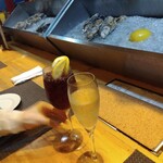 四ツ橋・新町 牡蠣と肉たらしビストロAKIRA - 