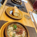 四ツ橋・新町 牡蠣と肉たらしビストロAKIRA - 