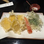日本ばし やぶ久 - とうもろこしの天ぷら