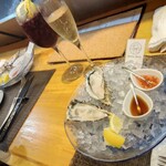 四ツ橋・新町 牡蠣と肉たらしビストロAKIRA - 