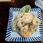 手打蕎麦のたぐと - 野菜の天ぷら