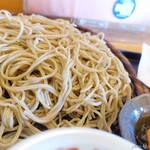 蕎麦の茶屋　丸山 - 2024年7月　麺はこんな感じで～特に感動はなく～(*_*)