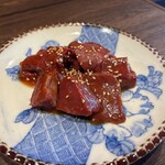炭火焼肉 久 - ハツ切り落とし