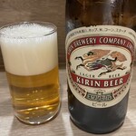 和風もつ料理 あらた - ●ビール(600円)