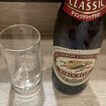 和風もつ料理 あらた - ●ビール(600円)