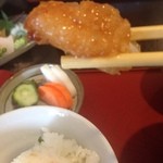 うさを - こちらはふぐの香味揚げ、超やわらかで旨い